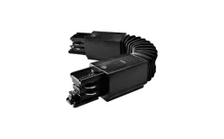 Skarv Flexibel, för 3-fas skena, Svart