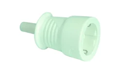 Skarvuttag, Med jord, Vit, IP44