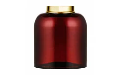 Karlskrona Lampfabrik Skeppsholmenoljehus 10''' - Brunt glas / Mässing* Reservdelar Fotogenlampor