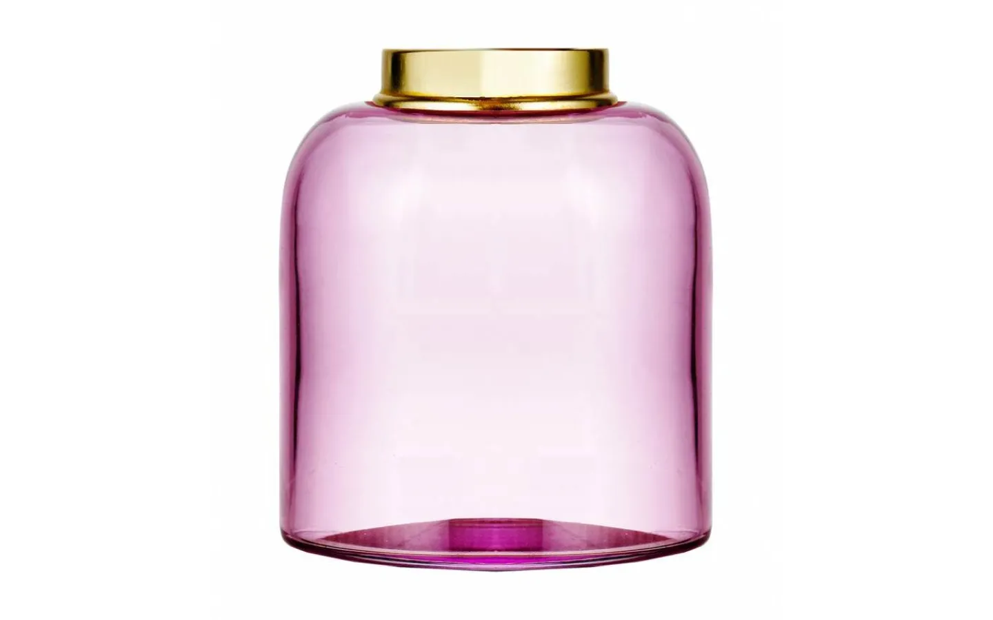 Reservdelar Fotogenlampor<Karlskrona Lampfabrik Skeppsholmenoljehus 10''' - Rosa glas / Mässing