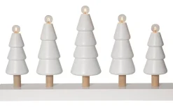 Star Trading Skog Adventsljusstake 24cm Vit* Visa Alla Adventsljusstakar|Adventsljusstakar 0-30 Cm