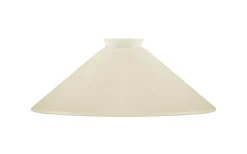 Skomakarskärm 60/250 - Benvitt överfångsglas