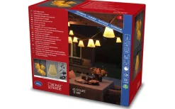 Konstsmide Skärm Ljusslinga START 9,15m 10L Amber IP44* Partyslingor Utomhus 230V|Partyslingor Utomhus 230V