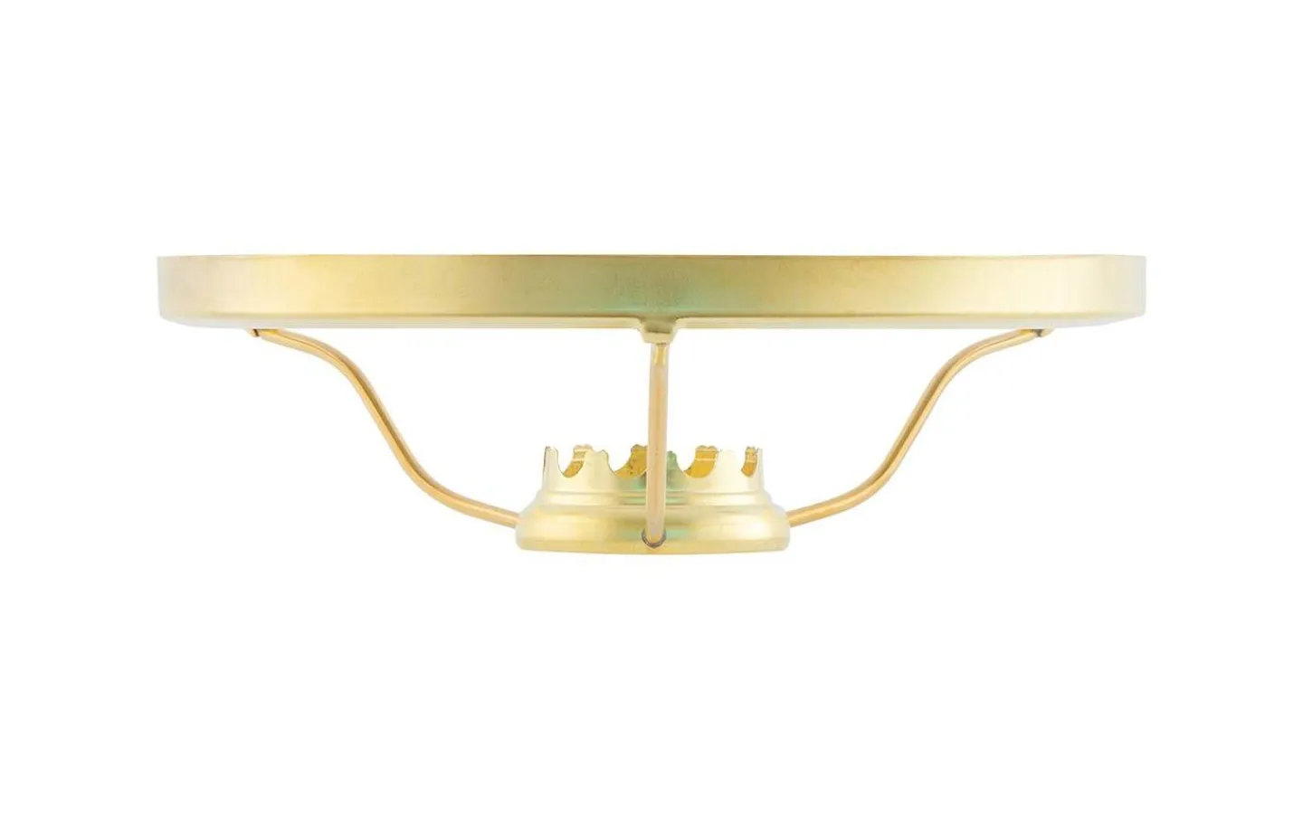 Reservdelar Fotogenlampor<Karlskrona Lampfabrik Skärmring 10'''/190 - Mässing