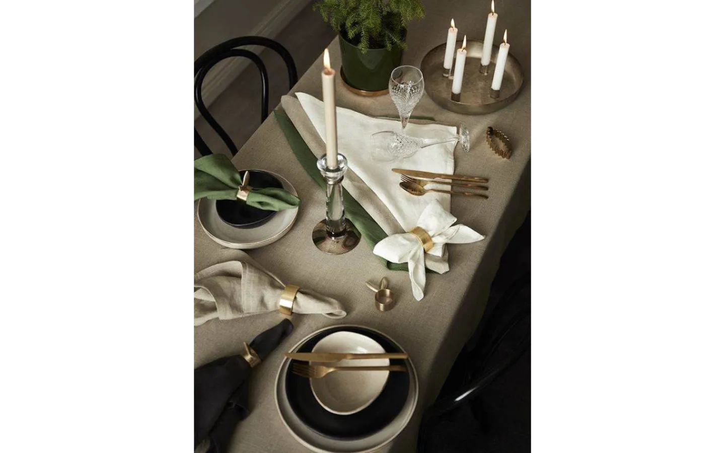 Servetter & Servettringar<Svanefors Skutt Servettring 2-pack Mässing 5cm