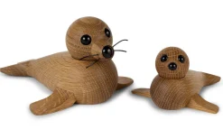 Trädekorationer<Spring Copenhagen Säl Babyseal Trädekoration 13cm Ek