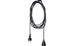 Star Trading Sladdställ E27 Flex Outdoor 2,5m Svart IP44* Utomhusdekorationer|Taklampor Utomhus