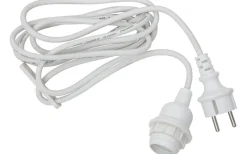 Utomhusdekorationer|Taklampor Utomhus<Star Trading Sladdställ E27 Flex Outdoor 2,5m Vit IP44