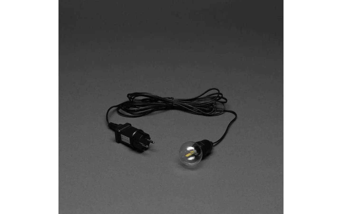 Konstsmide Sladdställ 5m inkl G4 LED 12V Svart IP44* Visa Alla Julstjärnor|Julstjärnor Utan Sladd