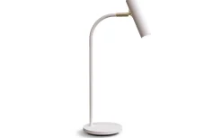 Skrivbordslampor<Belid Slender Bordslampa 54cm Vitstruktur/Mässing