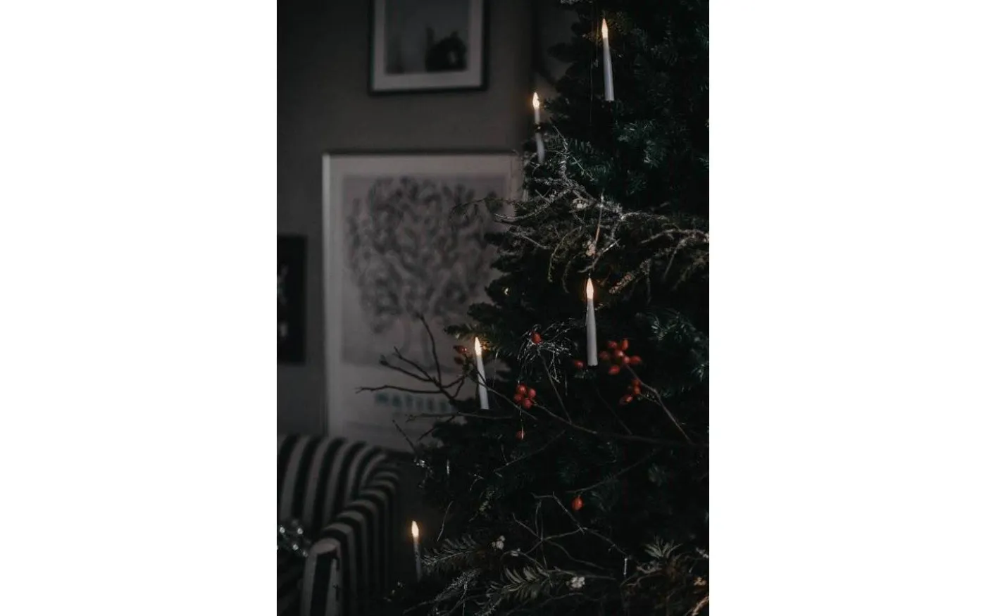 Slim Julgransbelysning 16L LED Inomhus