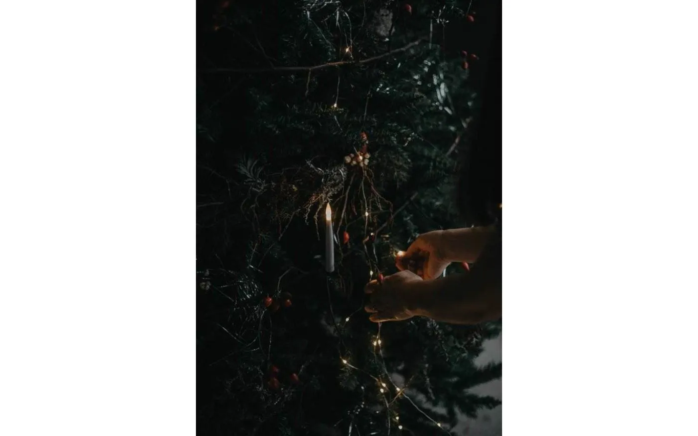 Slim Julgransbelysning 16L LED Inomhus