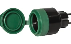 Plugin För Vägguttag|Star Trading Smarta Hem<Star Trading Smart Life Wi-Fi Plugg Svart/Grön IP44