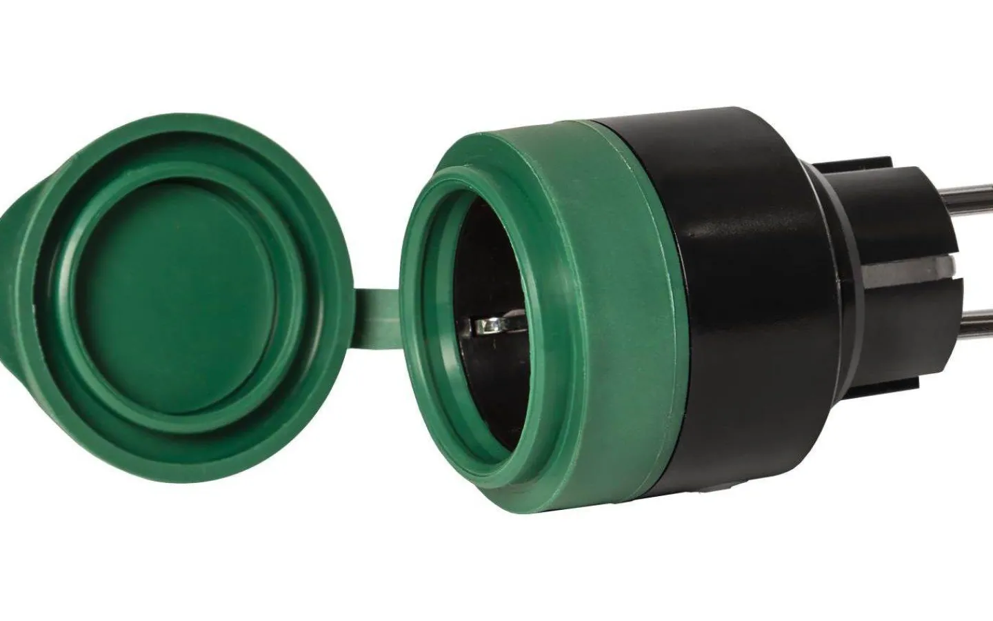 Plugin För Vägguttag|Star Trading Smarta Hem<Star Trading Smart Life Wi-Fi Plugg Svart/Grön IP44