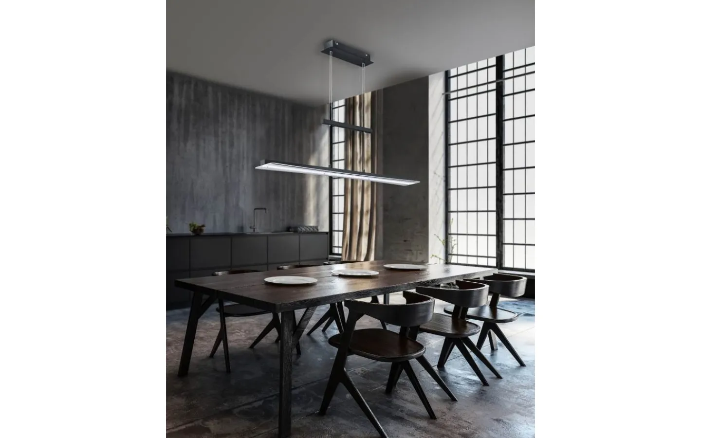 Reality Smash Takpendel LED mattsvart* Avlånga Taklampor