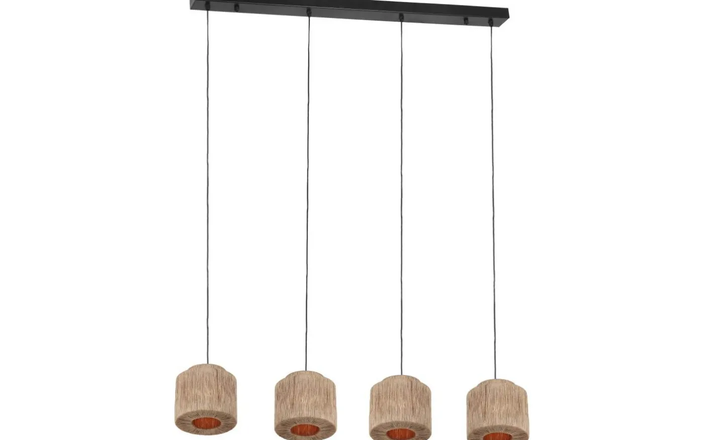 Smilla Takpendel 4-delad E27 naturfärgad/jute