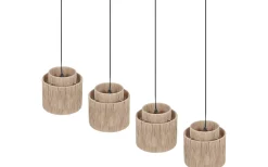 Smilla Takpendel 4-delad E27 naturfärgad/jute