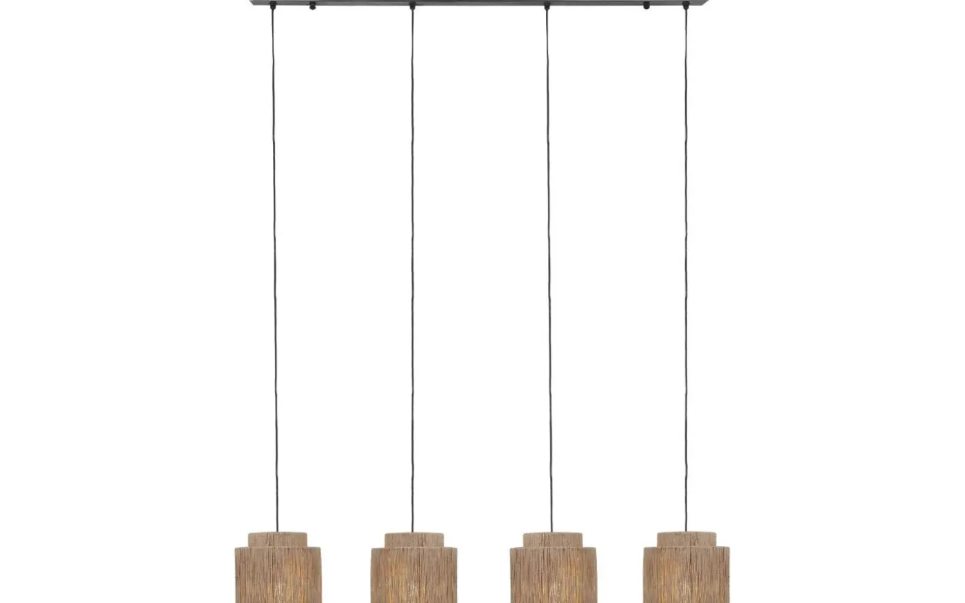 Smilla Takpendel 4-delad E27 naturfärgad/jute