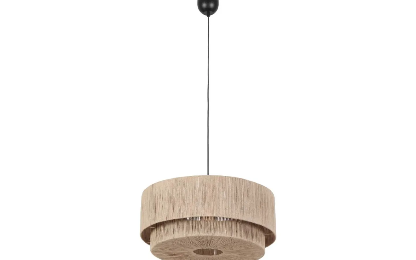 Stora Taklampor Ø50-69 Cm<Trio Lighting Smilla Takpendel 1-st 60cm E27 naturfärg/jute