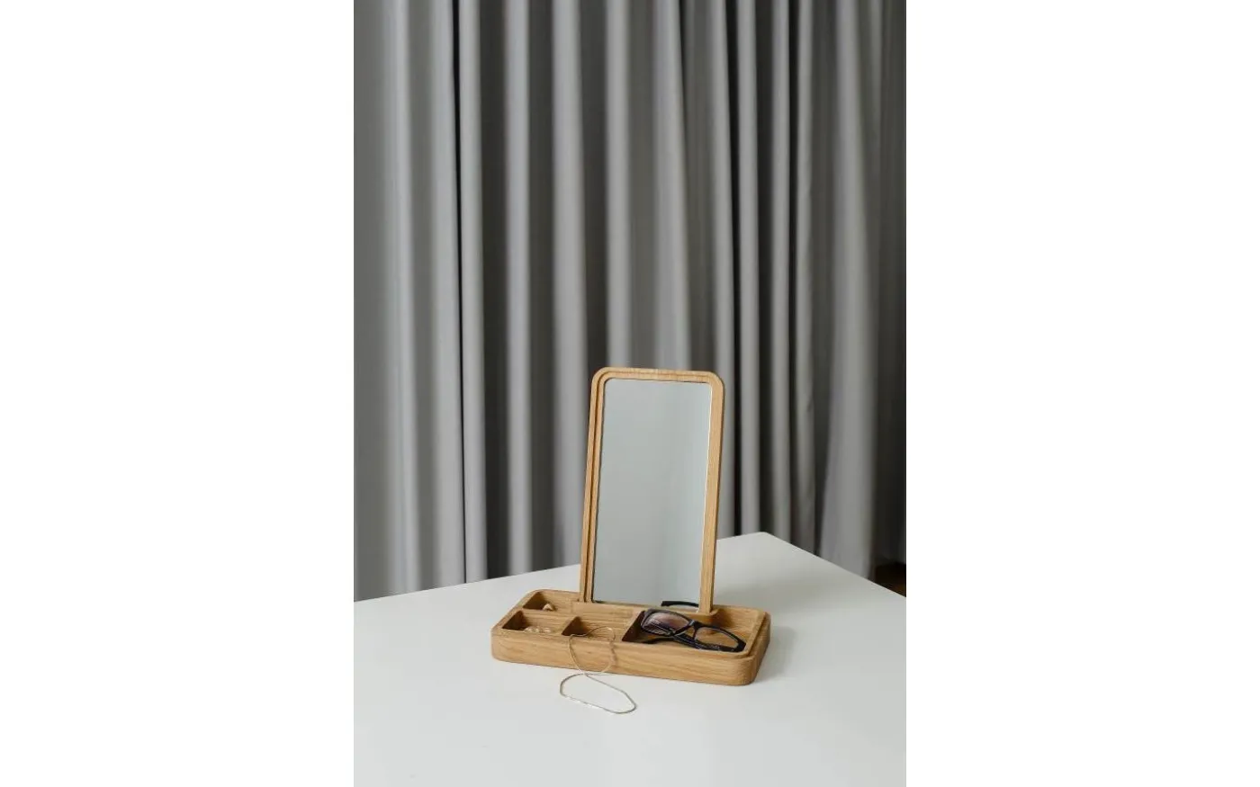 Smyckeskrin Med Spegel 32cm Ek