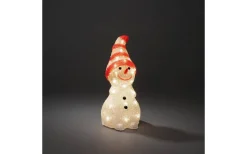 Konstsmide Snögubbe Utomhusdekoration Randig 32cm IP44* Julpynt Utomhus