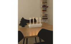 Visa Alla Adventsljusstakar|Adventsljusstakar 0-30 Cm<Konstsmide Snöängel Adventsljusstake 23cm Vit