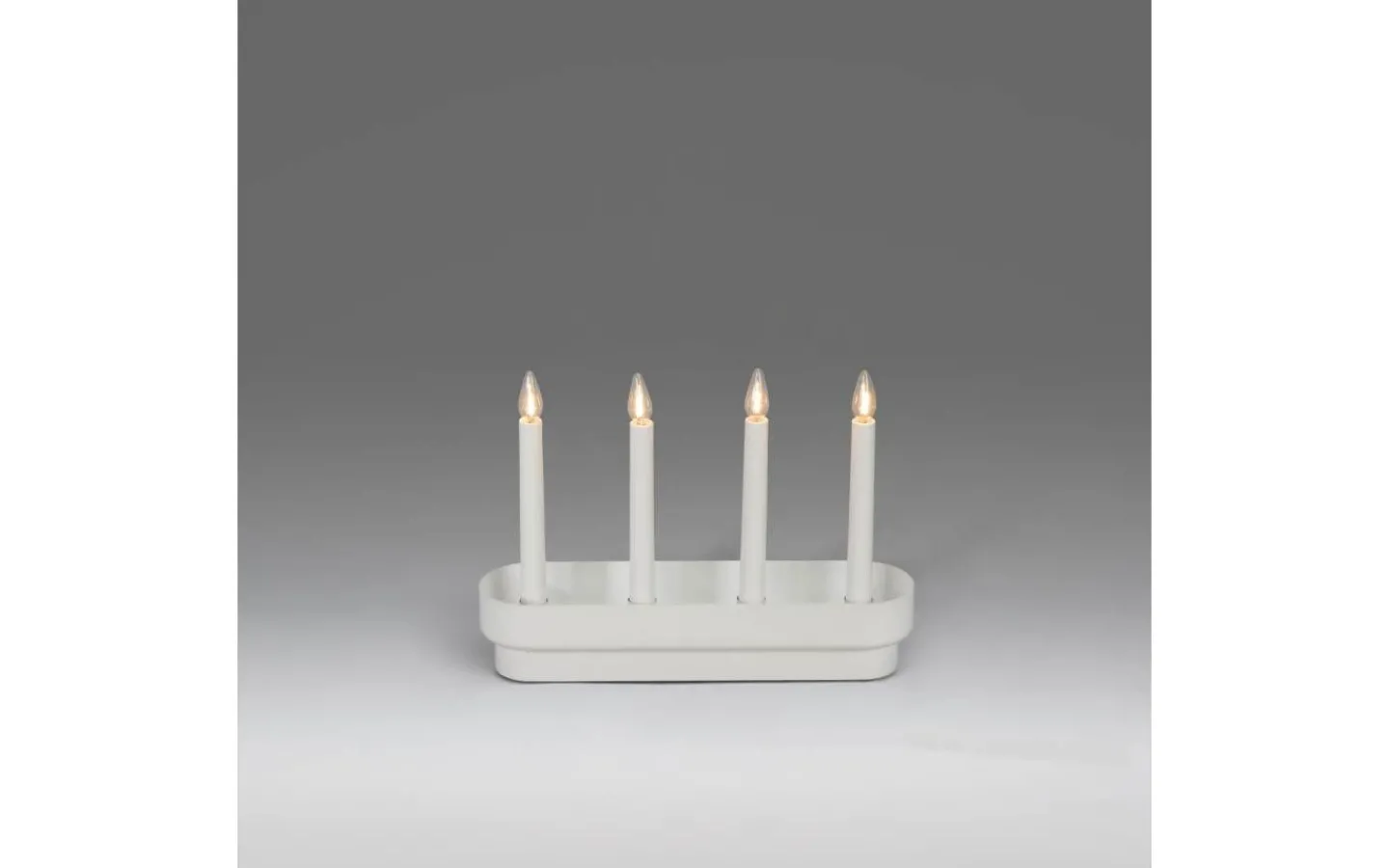 Visa Alla Adventsljusstakar|Adventsljusstakar 0-30 Cm<Konstsmide Snöängel Adventsljusstake 23cm Vit