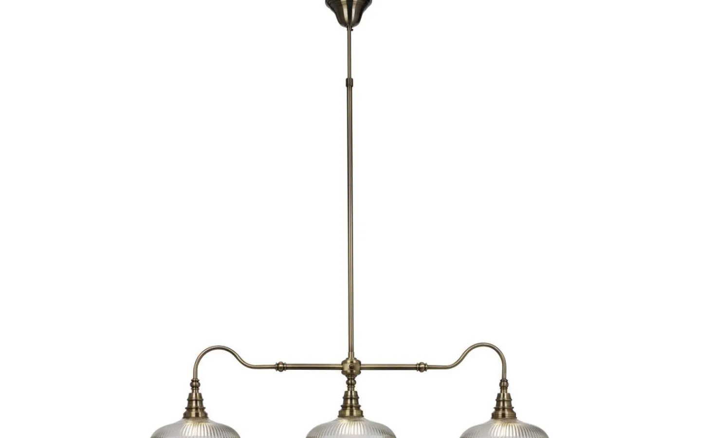 Avlånga Taklampor<Cottex Snooker Taklampa 107cm Antik/Glas