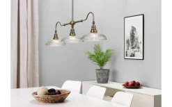 Avlånga Taklampor<Cottex Snooker Taklampa 107cm Antik/Glas