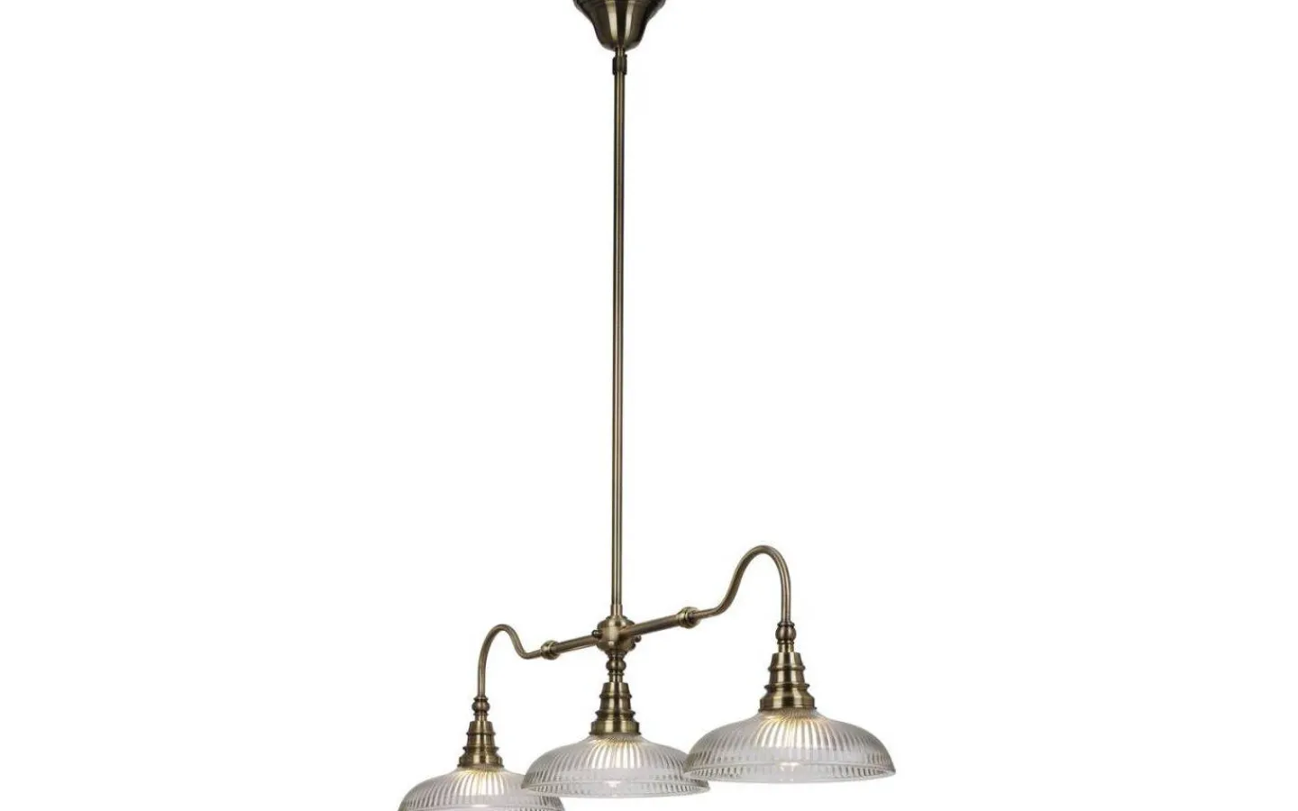 Avlånga Taklampor<Cottex Snooker Taklampa 107cm Antik/Glas