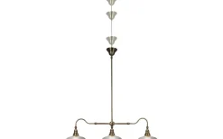 Avlånga Taklampor<Cottex Snooker Taklampa 107cm Antik/Glas