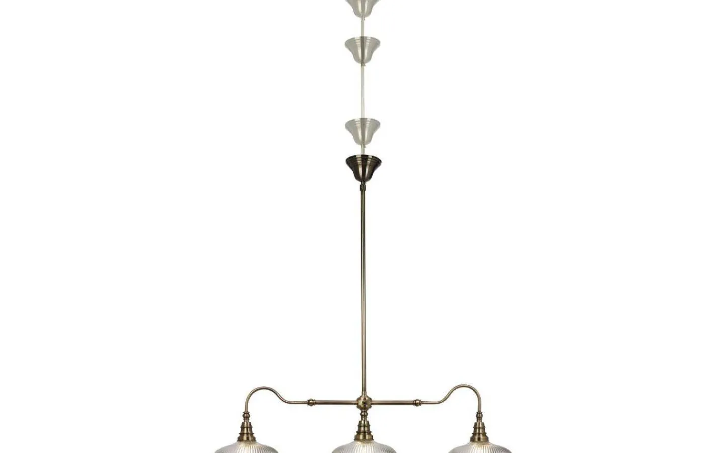 Avlånga Taklampor<Cottex Snooker Taklampa 107cm Antik/Glas