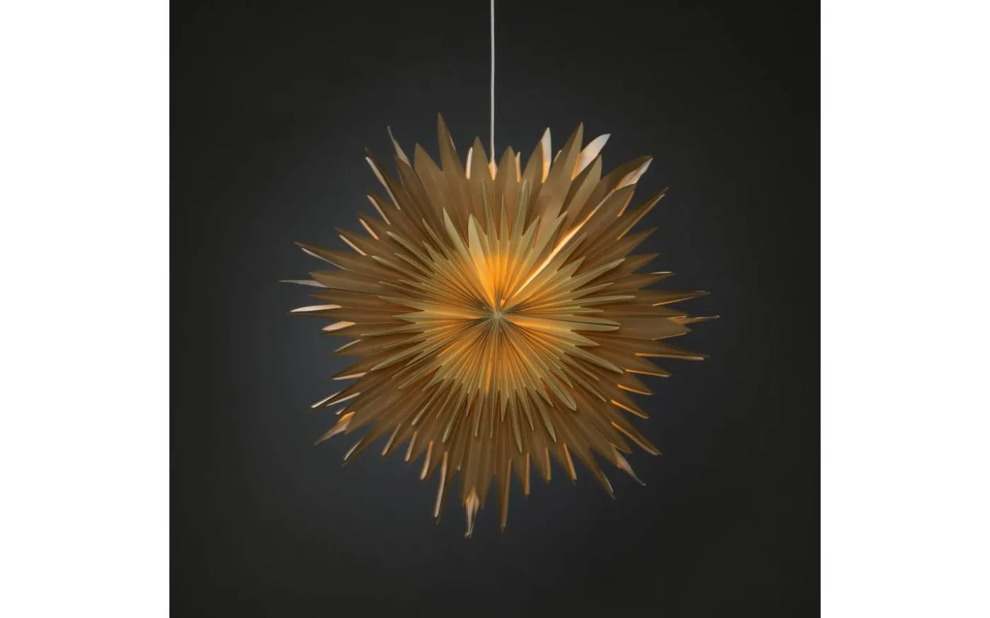 Snow Julstjärna 80cm Greige/Brun