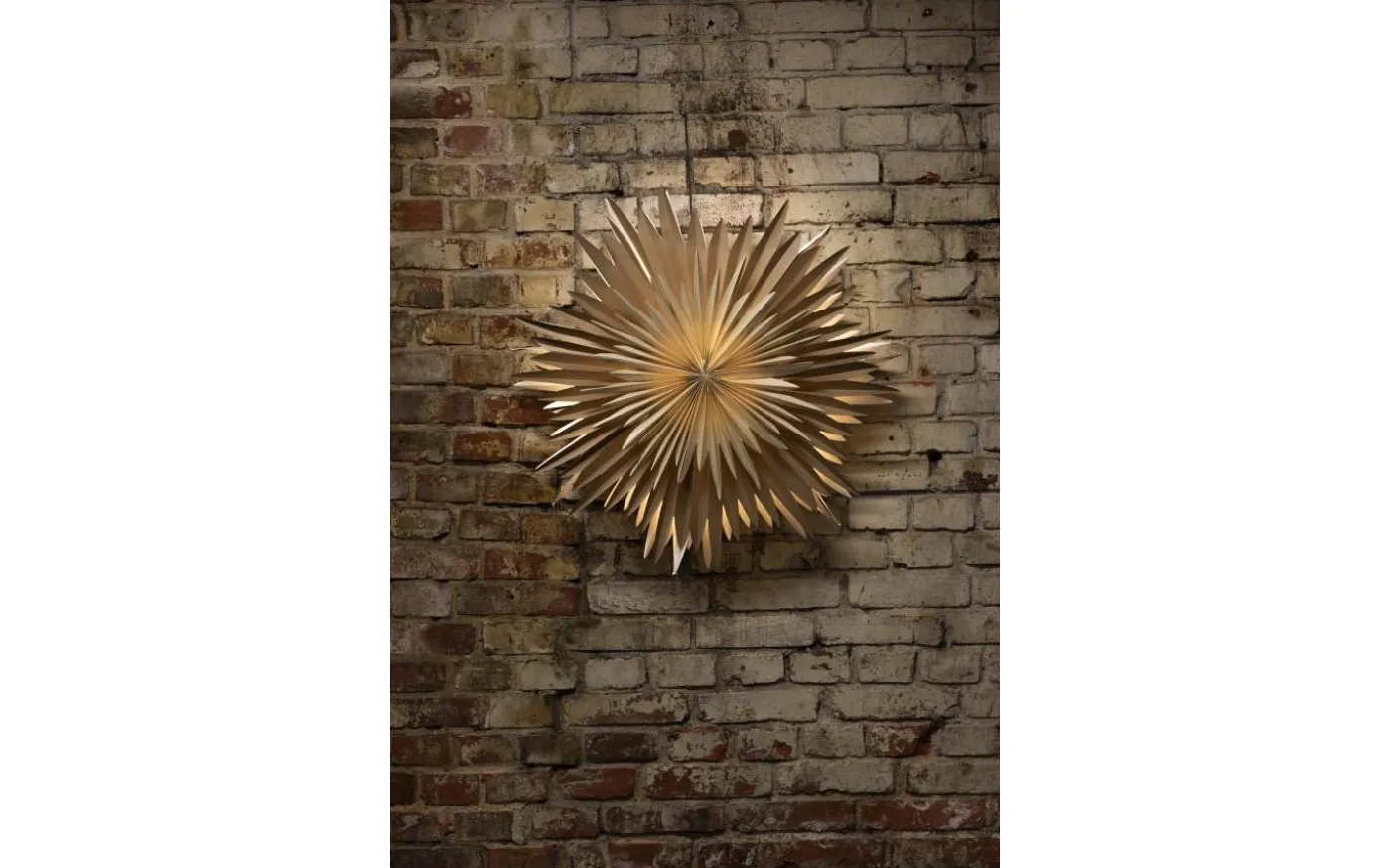 Snow Julstjärna 80cm Greige/Brun