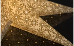 Visa Alla Julstjärnor|Julstjärnor Med Sladd<Konstsmide Snow Julstjärna 60cm Vit/Guld