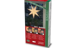 Visa Alla Julstjärnor|Julstjärnor Med Sladd<Konstsmide Snow Julstjärna 60cm Vit/Guld