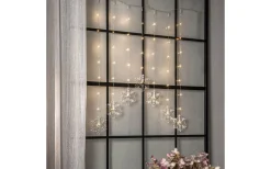 Star Trading Snowflake Ljusgardin Dew Drop Varmvit* Dew Drop Slingor|Batterislingor Inomhus