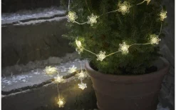 Batteri Julpynt Utomhus<Star Trading Snowstar Batteridriven Ljusslinga 2m Utomhusbruk