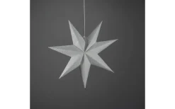 Visa Alla Julstjärnor|Julstjärnor Med Sladd<Konstsmide Snöskimra Julstjärna med brodyr 60cm Vit