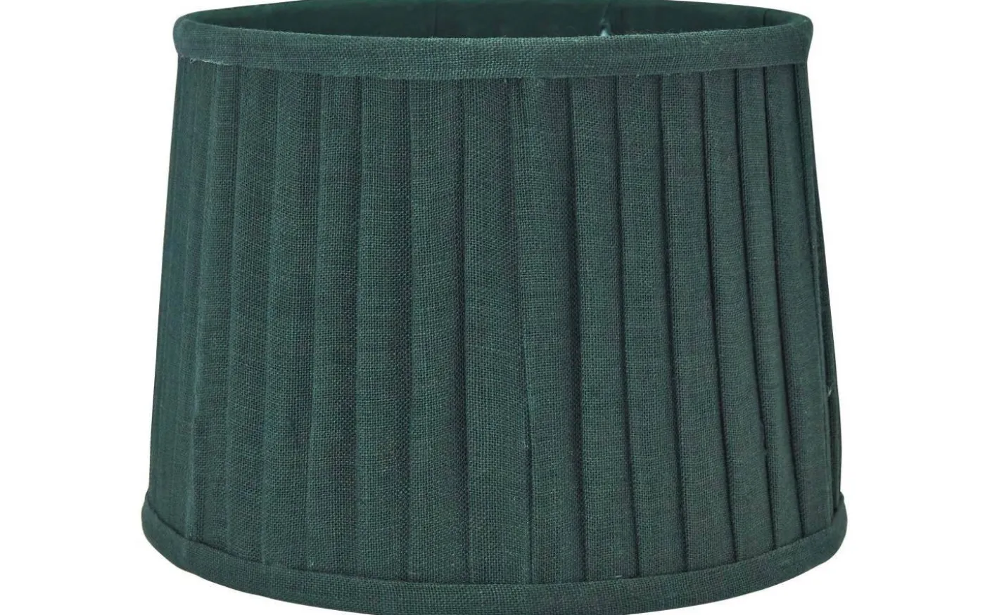 Sofia Lampskärm Ø25cm Plissé Skogsgrön