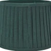 Sofia Lampskärm Ø30cm Plissé Skogsgrön