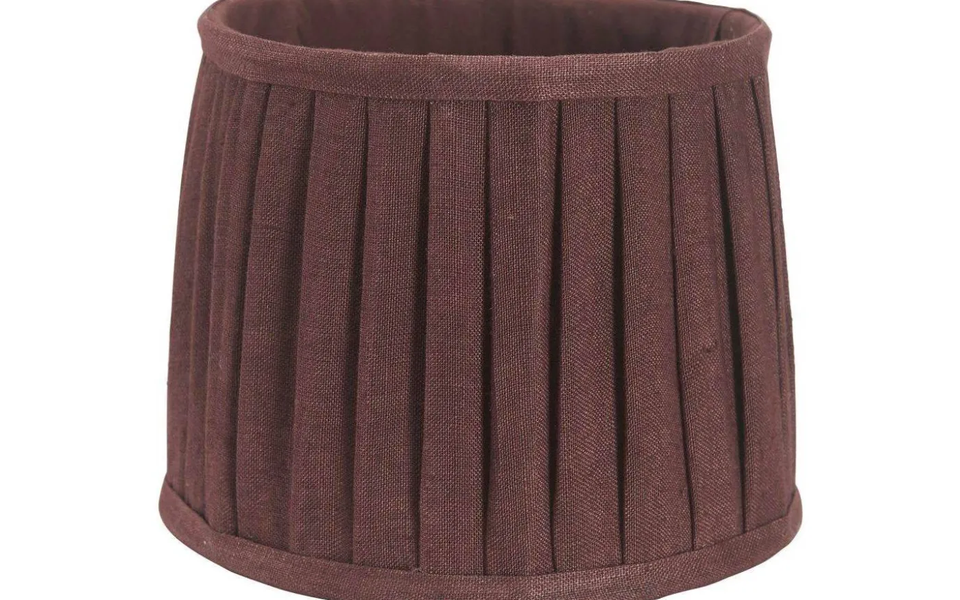 Sofia Lampskärm Ø35cm Plissé Vinröd