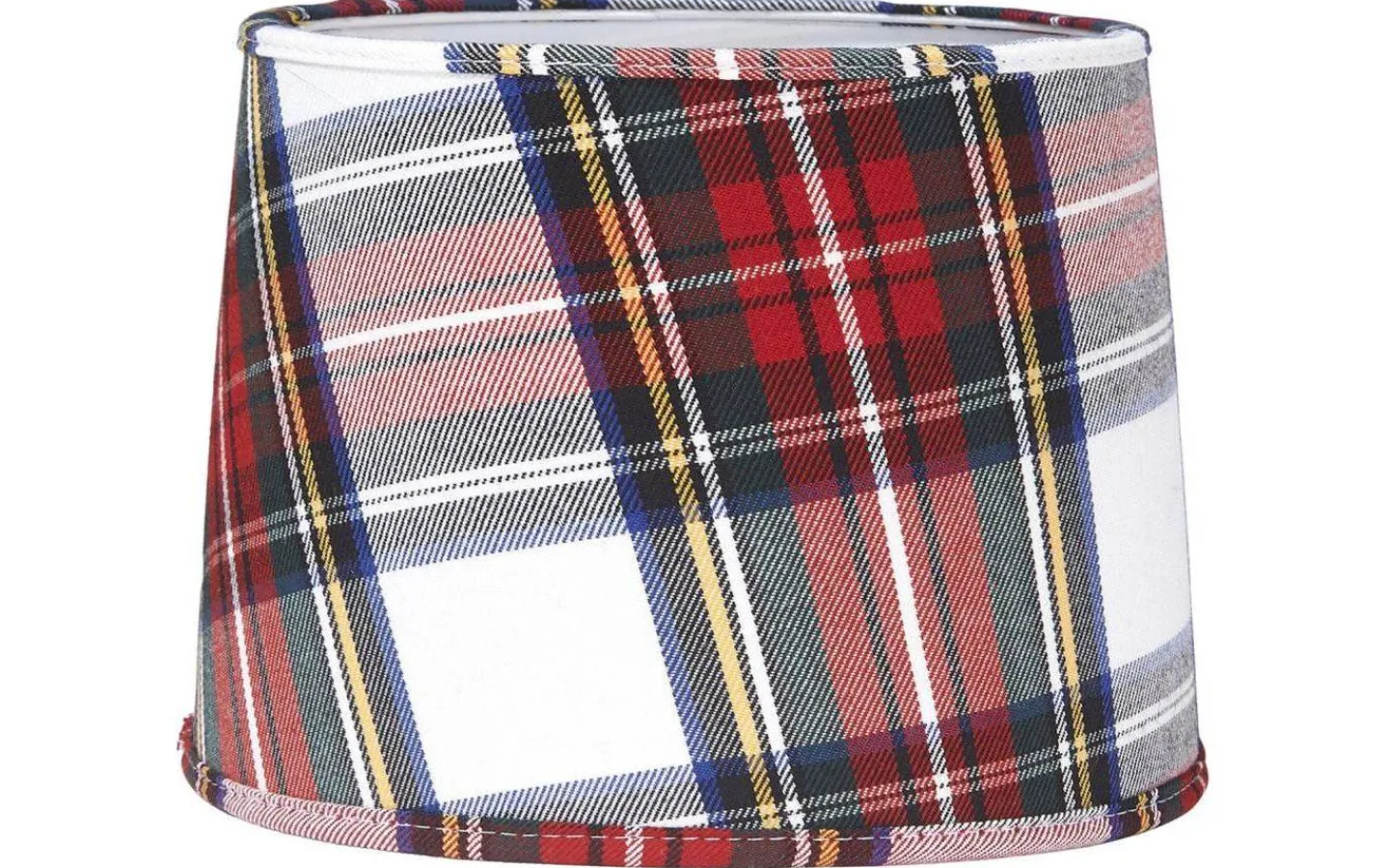 Mönstrade Lampskärmar<PR Home Sofia Lampskärm Ø30cm Ruta Vit