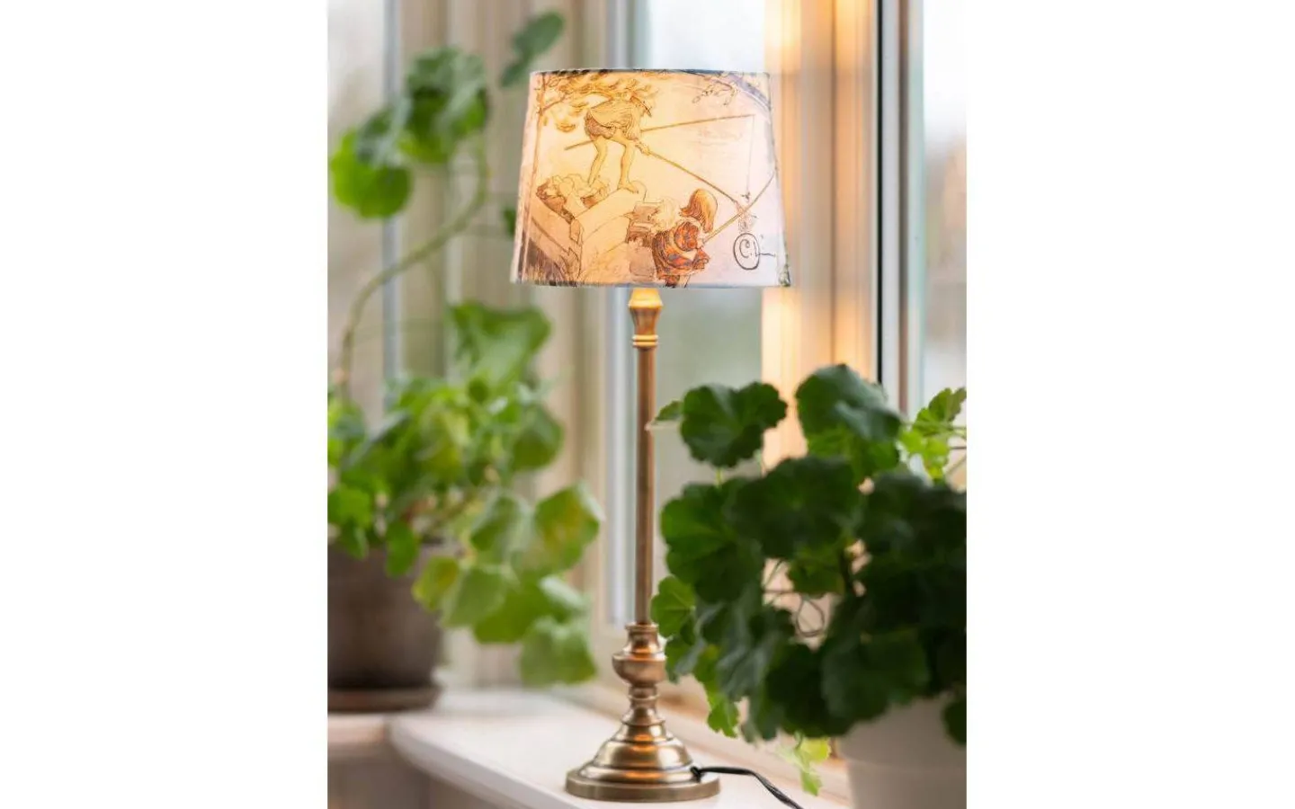 PR Home Sofia Lampskärm Kräftfångst Ø20cm Beige* Mönstrade Lampskärmar