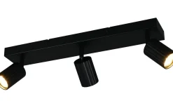 Trio Lighting Soka Spotlight 3-delad GU10 mattsvart* Avlånga Takspotlights|Takspot Med 3 Lampor