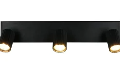 Trio Lighting Soka Spotlight 3-delad GU10 mattsvart* Avlånga Takspotlights|Takspot Med 3 Lampor