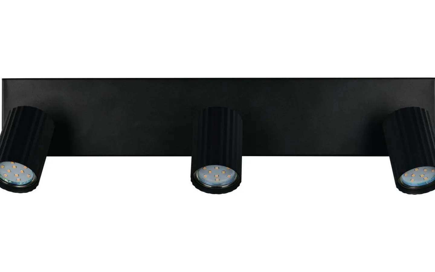 Trio Lighting Soka Spotlight 3-delad GU10 mattsvart* Avlånga Takspotlights|Takspot Med 3 Lampor