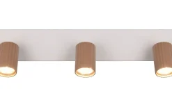 Avlånga Takspotlights|Takspot Med 3 Lampor<Trio Lighting Soka Spotlight 3-delat GU10 kaffe/varmgrå