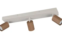 Avlånga Takspotlights|Takspot Med 3 Lampor<Trio Lighting Soka Spotlight 3-delat GU10 kaffe/varmgrå