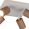 Takspot Med Minst 4 Lampor<Trio Lighting Soka Spotlight 4-delat GU10 kaffe/varmgrå